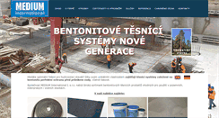 Desktop Screenshot of bentonit.cz